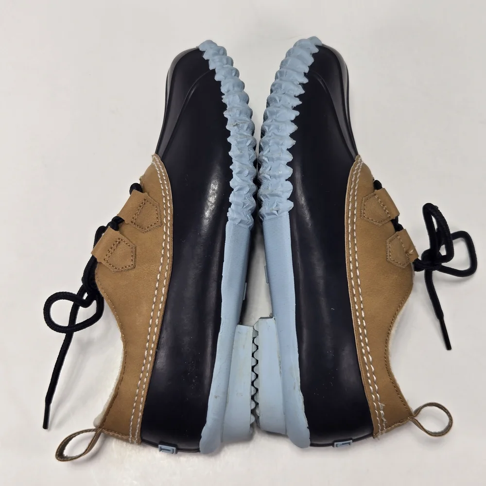 JBU by Jambu Glenda navy blue Tan waterproof rain Shoes rain boots Womens size 6 - Picture 8 of 10